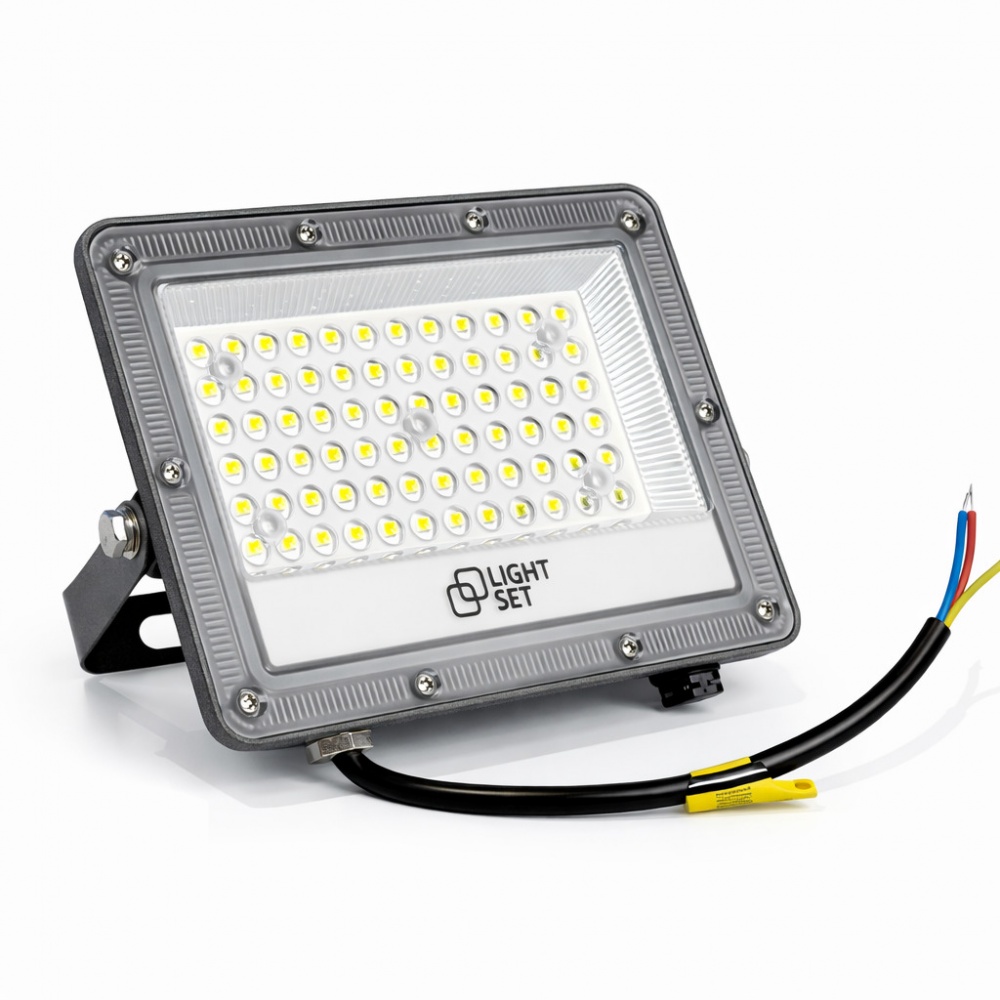 Прожектор світлодіодний LIGHT SET LED SHPAK D 50 Вт IP65 сірий l0810114