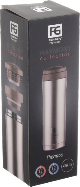 Термочашка Harmony Gold 420 мл Flamberg Premium