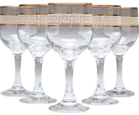 Набір бокалів для білого вина Nevakar 31-146-232 165 мл 6 шт. LAV 