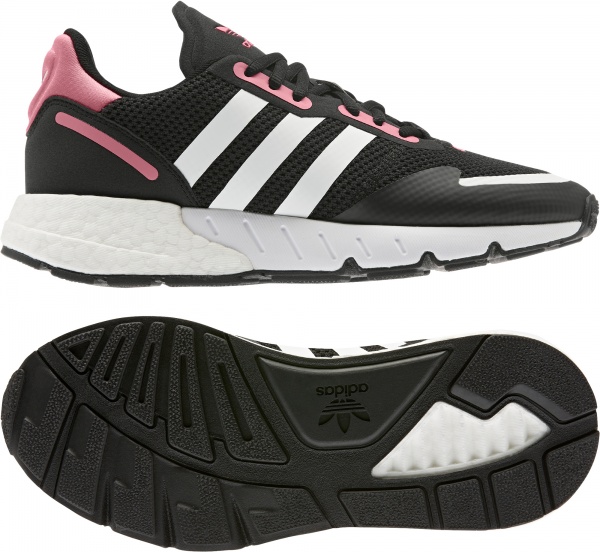 Кроссовки Adidas ZX 1K BOOST W FX6872 р.UK 6 черный