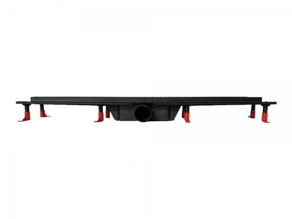 Душевой канал Styron STY-H-70-FF с черной решеткой 700 мм Гармония