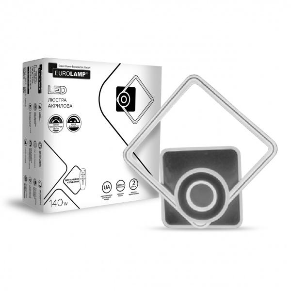 Люстра светодиодная Eurolamp A17 140 Вт белый LED-LS-140-A17 