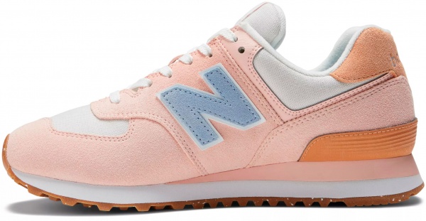 Кроссовки New Balance TEXTILE WL574RB2 р.36,5 розовый