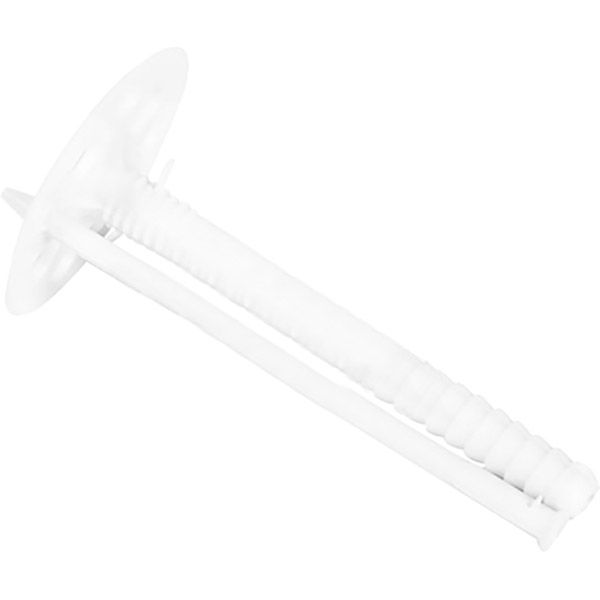 Дюбель для теплоізоляціїдля пінопласту із пластиковим цвяхом 10x70 мм 100 шт. BauGut