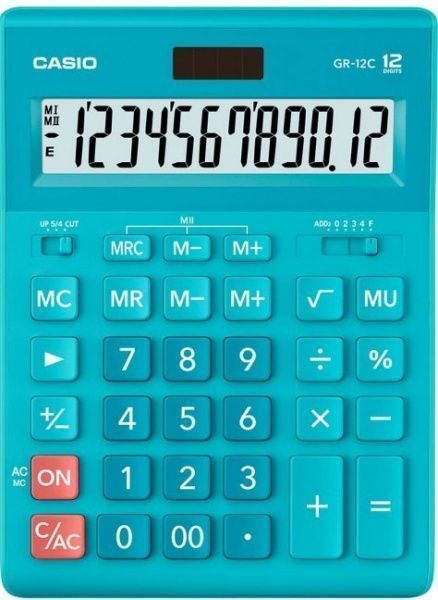 Калькулятор настільний GR-12C-GN-W-EP великий дисплей Casio