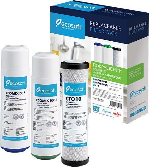 Комплект картриджей Ecosoft улучшенный для тройного фильтра 