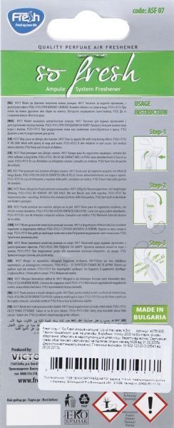 Ароматизатор підвісний FRESHWAY So Fresh Ampule (Конвалія) Lily of the Valley 4,5 мл