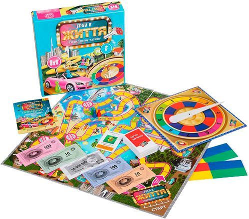 Игра настольная Arial Супер домино казино Игра в жизнь