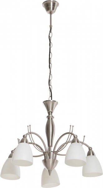 Люстра подвесная Globo BRACARA 5xE14 матовый никель 60202-5 