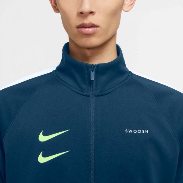 Джемпер Nike M NSW SWOOSH JKT PK CJ4884-499 р. L синій