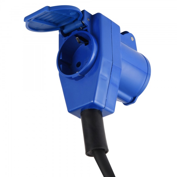 Удлинитель Electraline CEE/Шуко RNF 3x1,5 мм с заземлением 2 гн. черный 10 м 46149 