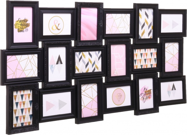 Фотоколаж Grand 102,4х52,7х2,2 см 18 фото 10x15 см чорний 