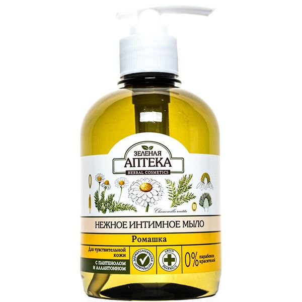Мило для інтимної гігієни Зеленая аптека Ромашка 370 мл