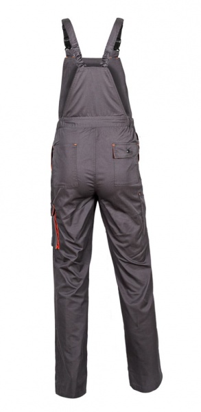 Полукомбинезон рабочий Sizam Newcastle р. L 31212 серый с оранжевым