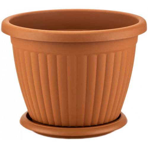 Горщик Serinova KEMER №9450xН350 круглий 31 л теракот 