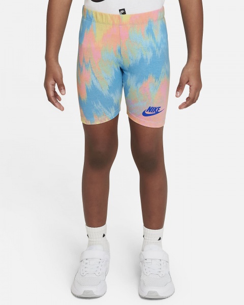 Велосипедки Nike PRINTED CLUB BIKE SHORT 36K429-U5V р. 6YRS голубой
