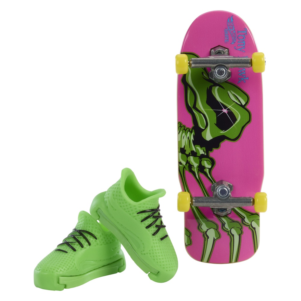 Игровой набор Hot Wheels Скейт и обувь для пальчиков