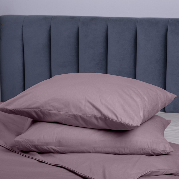 Комплект постельного белья Mono семейный пудровый Luna