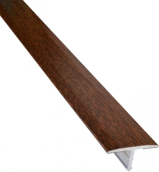 Порожек алюминиевый TIS 20x1250 мм орех 