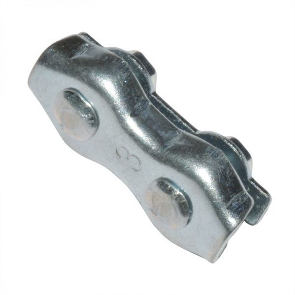 Затискач для троса подвійний 3 мм