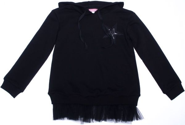 Туника для девочек Sasha р.140 черный 4493 