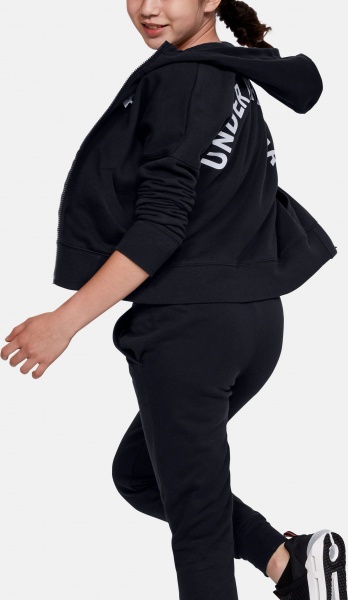 Джемпер Under Armour Rival Full Zip 1343621-001 р. L черный