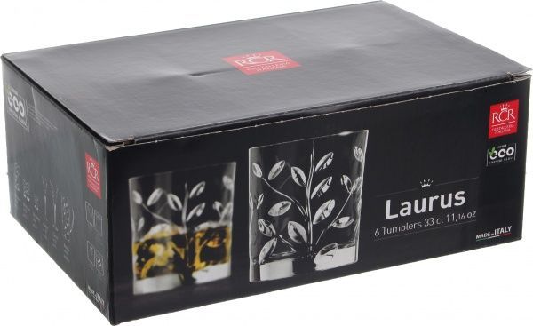 Набор стаканов для виски Laurus 330 мл 6 шт. RCR 