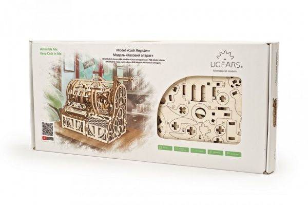 Деревянный 3D-конструктор UGEARS Кассовый аппарат