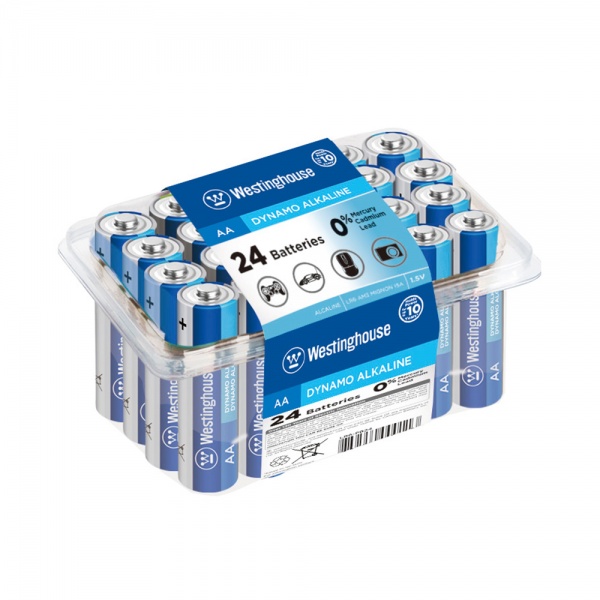 Батарейка Westinghouse Dynamo Alkaline AA (R6, 316) 24 шт. (LR6-PB24) 