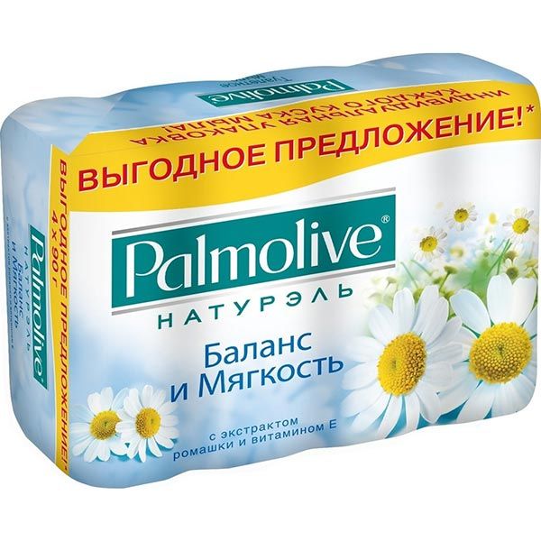 Мило Palmolive Натурель Баланс та м'якість 4x90 г