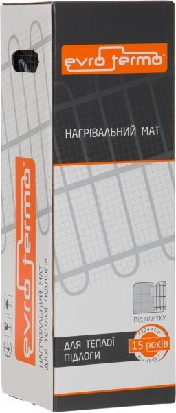 Нагревательный мат Evro-Termo 150, 2,9 кв.м