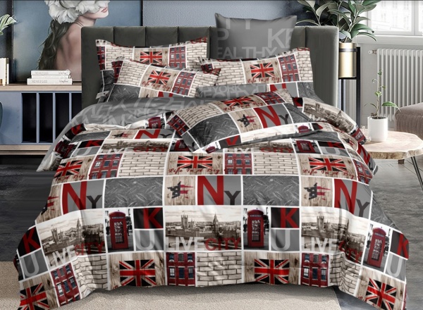 Комплект постельного белья New York 1,5 разноцветный La Nuit 