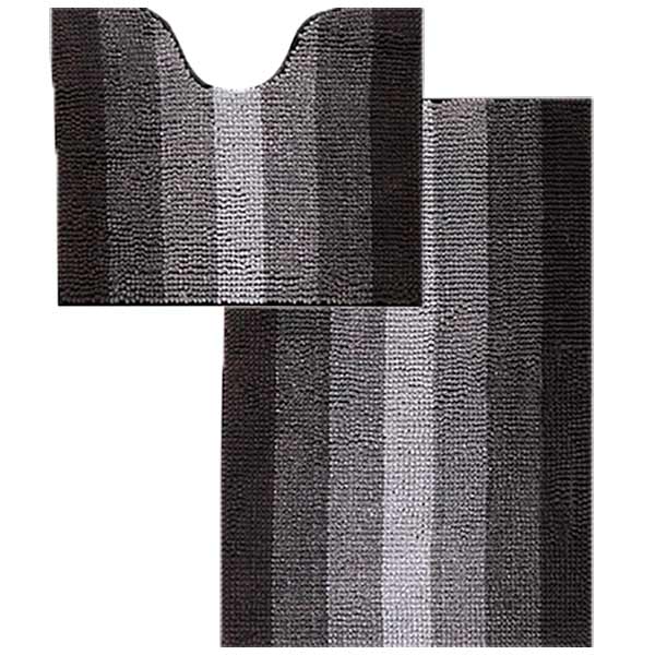 Набір килимків Dariana Махрамат графітовий