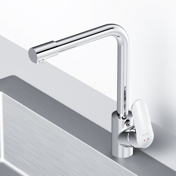 Смеситель для кухни AM.PM с каналом для питьевой воды L-излив F8005700 Like