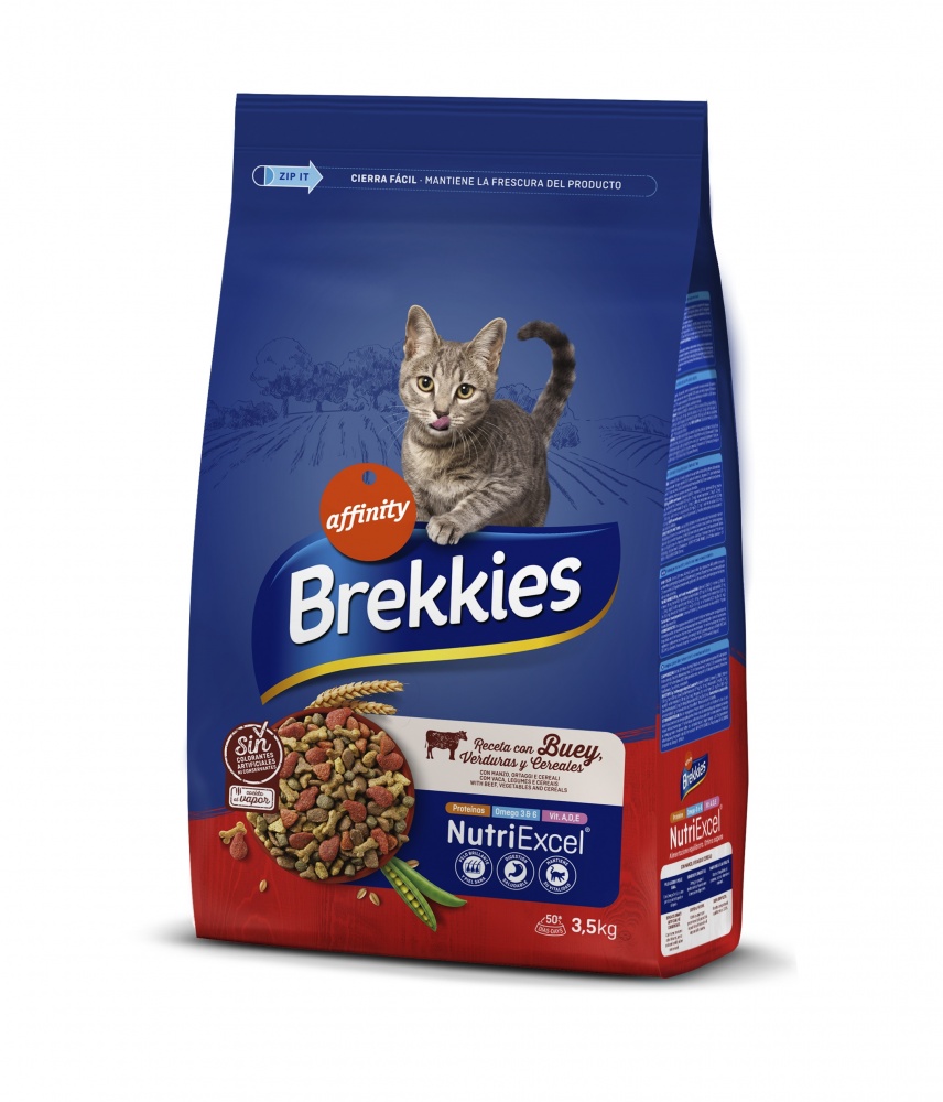 Корм Affinity Brekkies Cat Beef с говядиной
