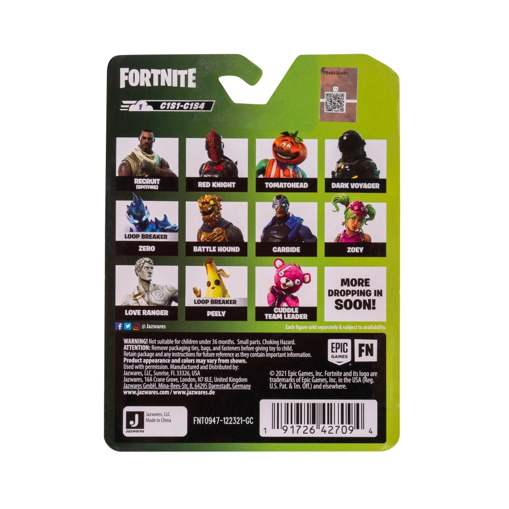 Фигурка коллекционная Fortnite Micro Legendary Series Codename E.L.F. 6 см FNT0947