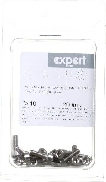 Болт метрический DIN912 3x10 мм 20 шт.