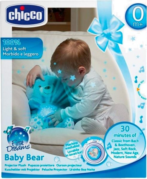 Игрушка музыкальная Chicco Медвежонок Голубой 08015.20