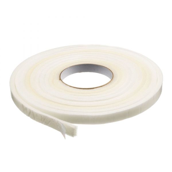 Стрічка самоклейка поролонова 8х10 мм 6 м білий/білий 