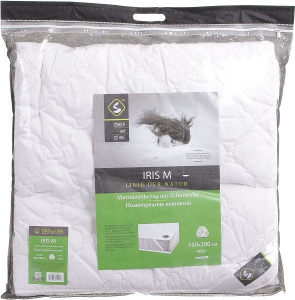 Наматрасник Songer und Sohne IRIS M 160x200 см 