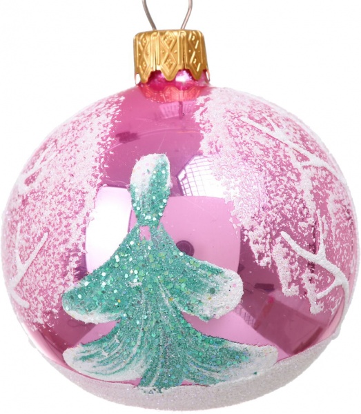 Шар новогодний мульти d 60 мм в ассортименте