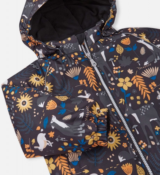 Костюм зимовий для хлопчиків Lassie Oivi зріст 86 чорний із принтом 7100020A 