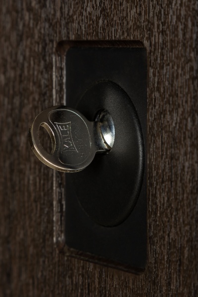 Двері вхідні Revolut Doors В-82 (квадро) Гладка/191 венге темний / дуб полярний 2050x850 мм ліві