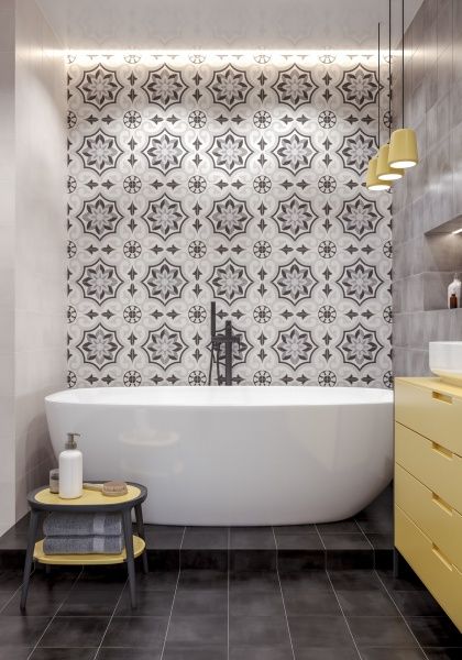 Плитка Golden Tile Terragres Marrakesh Антрацитовий 1МУ183 18,6x18,6 2 сорт 