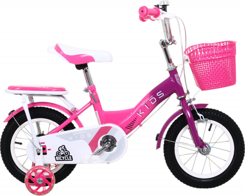 Велосипед дитячий MaxxPro kids 12' KQ-10 фуксія