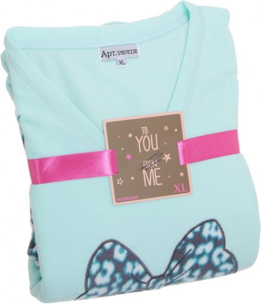 Костюм домашний женский La Nuit Aqua р. M голубой с черным 