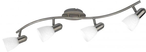Спот Rabalux Harmony 6638 4x40 Вт E14 хром 