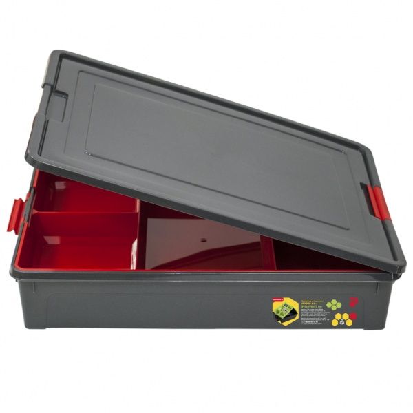 Контейнер-органайзер універсальний Алеана Tools 5,5 л граніт 75x290x390 мм