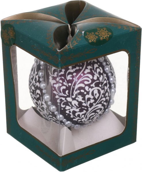 Шар декоративный Элит d 80 мм в ассортименте