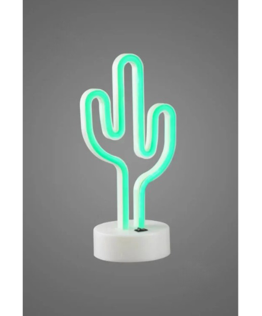 Настольная лампа Luna Neo Кактус 1x1,7 Вт без цоколя зелёный